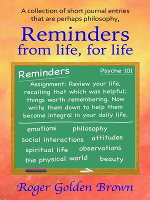 cover image of Reminders From Life, for Life